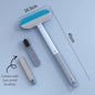 Long Handle Pet Hair Remover Brush Static Cat Hair Cleaner for Carpets Cat Trees Beds Ideal for Cat Furniture Cleaning